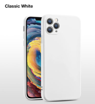 Iphone X, 11 en 12 model gekleurd silicone hoesje