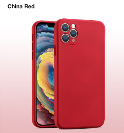 Iphone X, 11 en 12 model gekleurd silicone hoesje