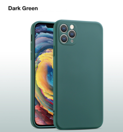 Iphone X, 11 en 12 model gekleurd silicone hoesje